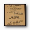 Announcing a concert at The Cavern, december 1963